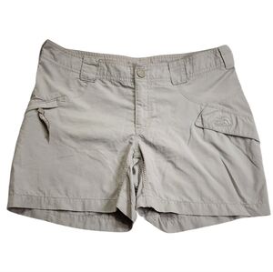 The North Face Women’s Tan Beige Neutral Nylon Hiking Shorts Sz 4